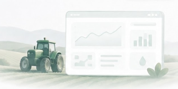 Ilustración Tractor y Dashboard Argen Software